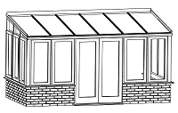Lean-to styled conservatories